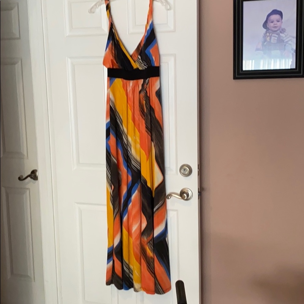 Gorgeous abstract summer dress by M. Frederic